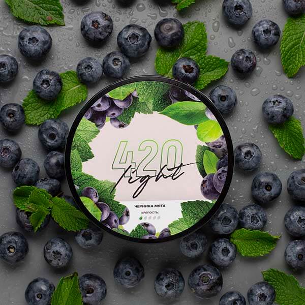 Тютюн 420 Light Чорниця М'ята
