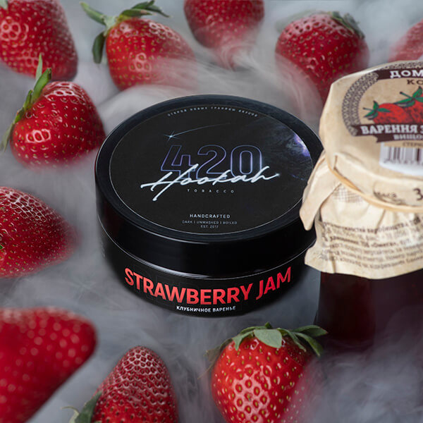 Тютюн 420 Strawberry Jam (Полуничний джем)