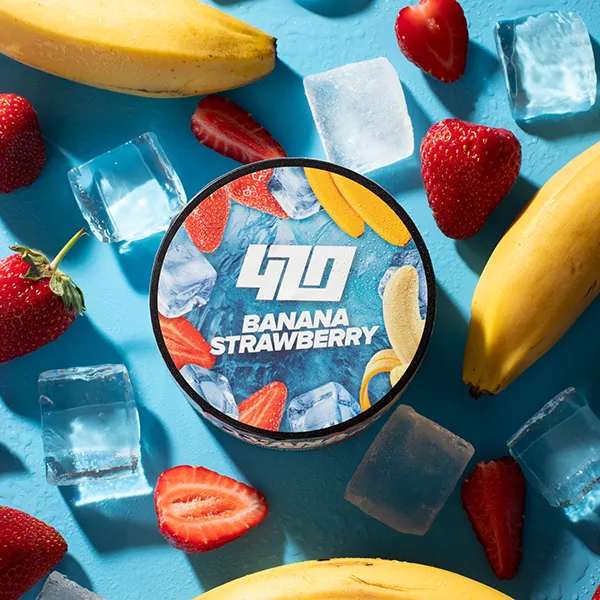 420 Banana Strawberry (Банан полуниця лід)