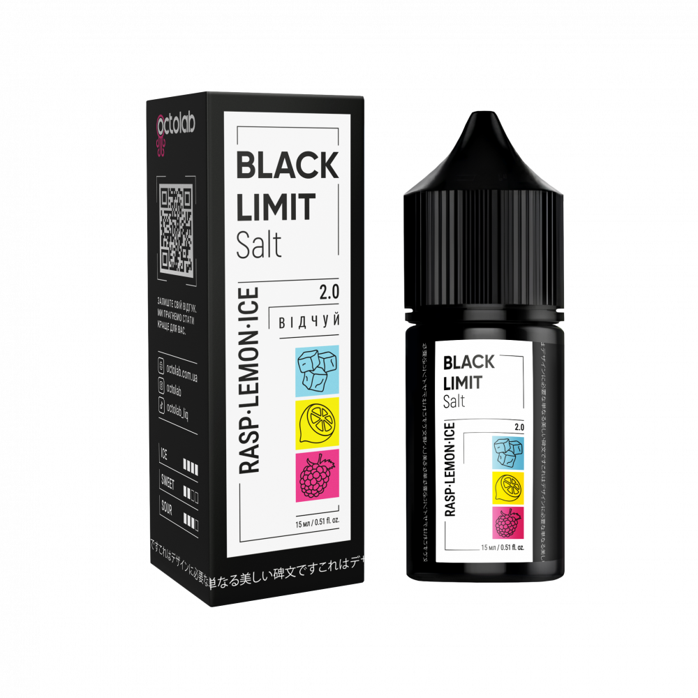 Black Limit Rasp Lemon Ice 30ml (лимон-малина-лід)