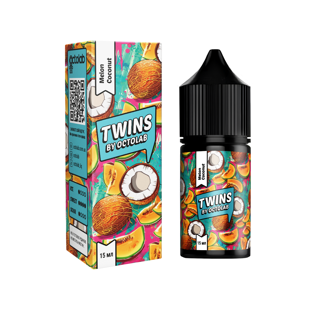 Twins Melon Coconut, 30ml (кокос-диня)