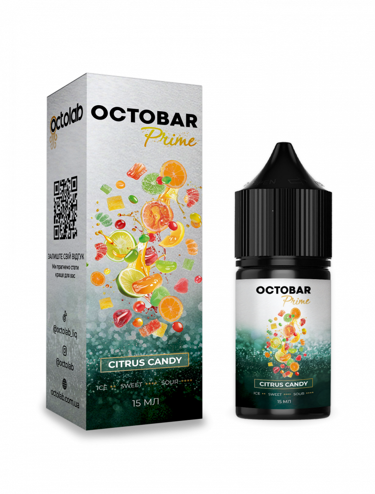 Octobar Prime Citrus Candy 30ml (цитрус-цукерки)