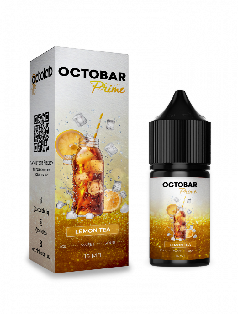 Octobar Prime Lemon Tea 30ml (чай ліптон)
