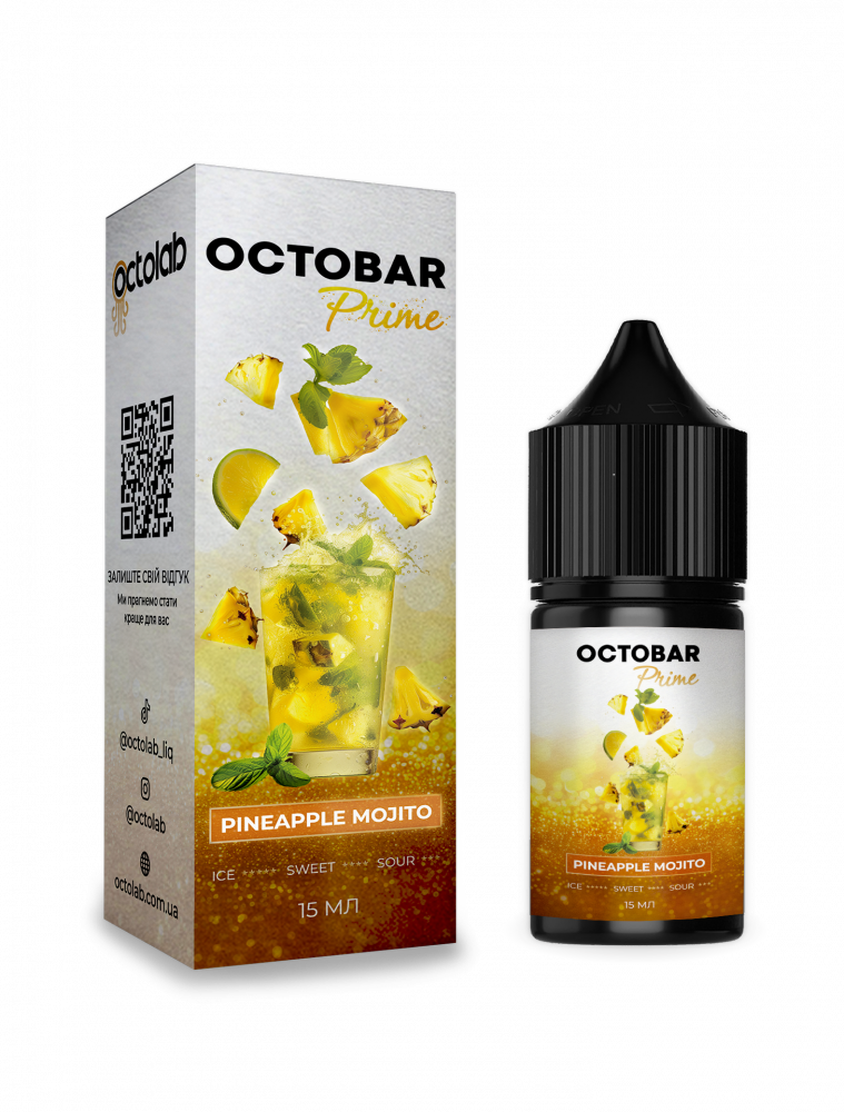 Octobar Pineapple Mojito 30ml (ананас-мохіто)