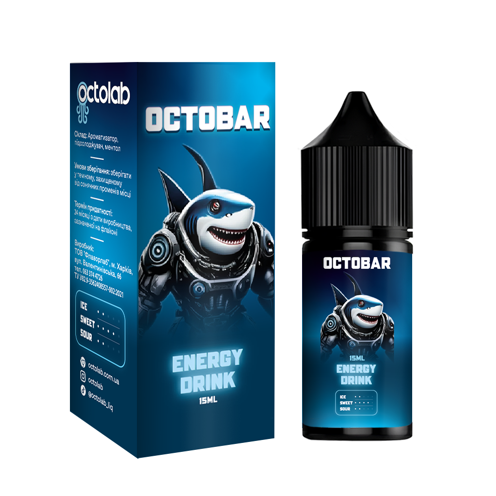 Octobar NFT Energy Drink (ягідний енергетик)