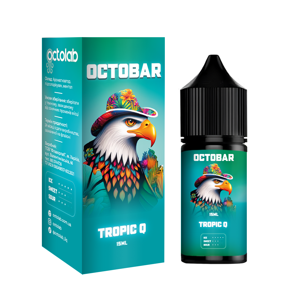 Octobar NFT Tropic Q (ананас-персик-манго)