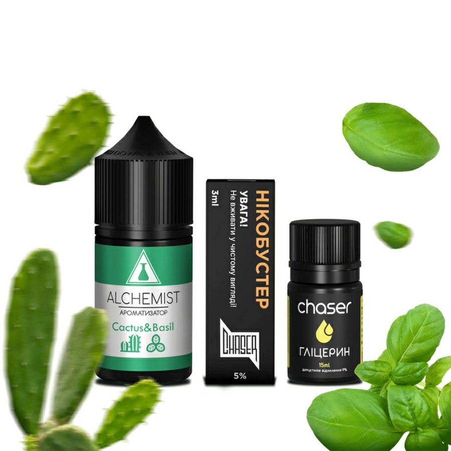 Рідина Alchemist - Cactus & Basil (кактус-базилік) 30ml