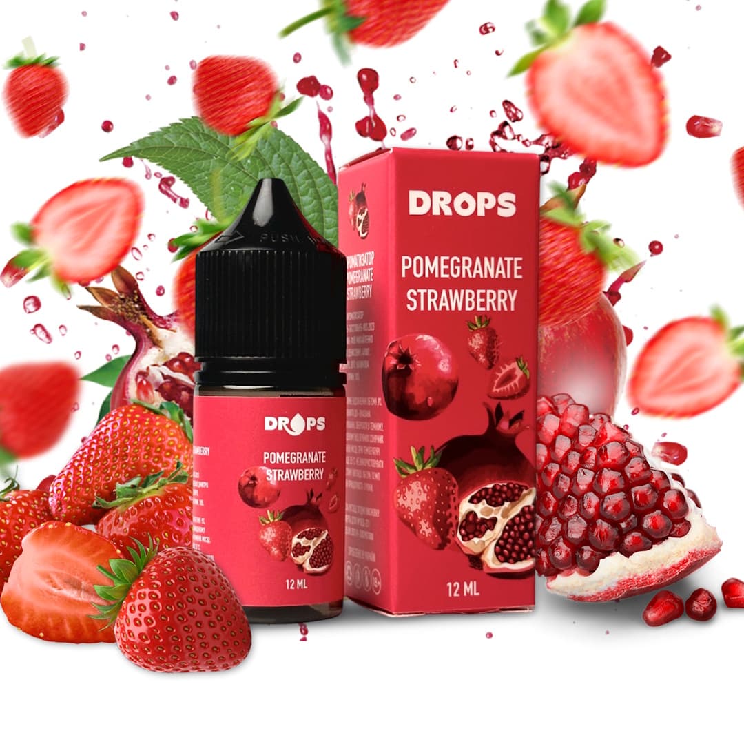 Hype Drops – Pomegranate Strawberry (гранат полуниця)