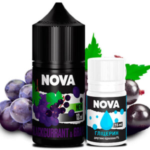 Рідина Nova Blackcurrant & Grape (чорна смородина-виноград)