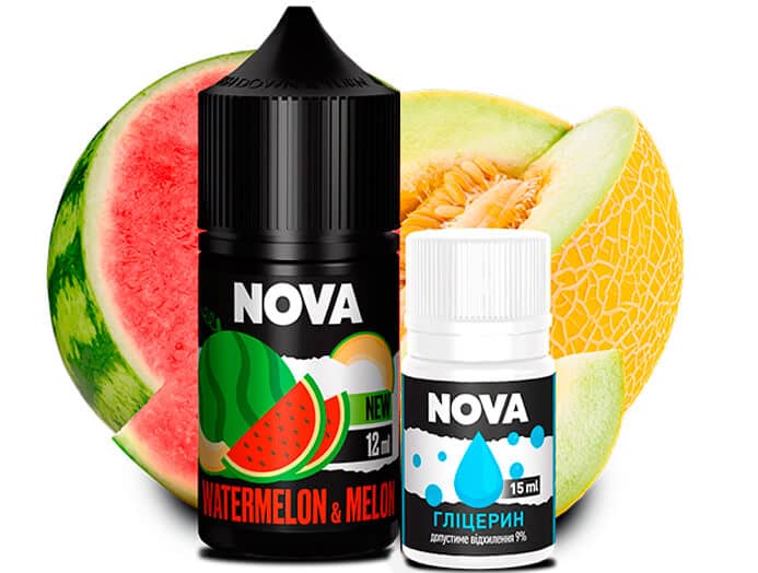 Рідина Nova Watermelon & Melon (кавун-диня)