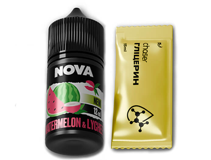 Рідина Nova Watermelon & Lychee (кавун-лічі)