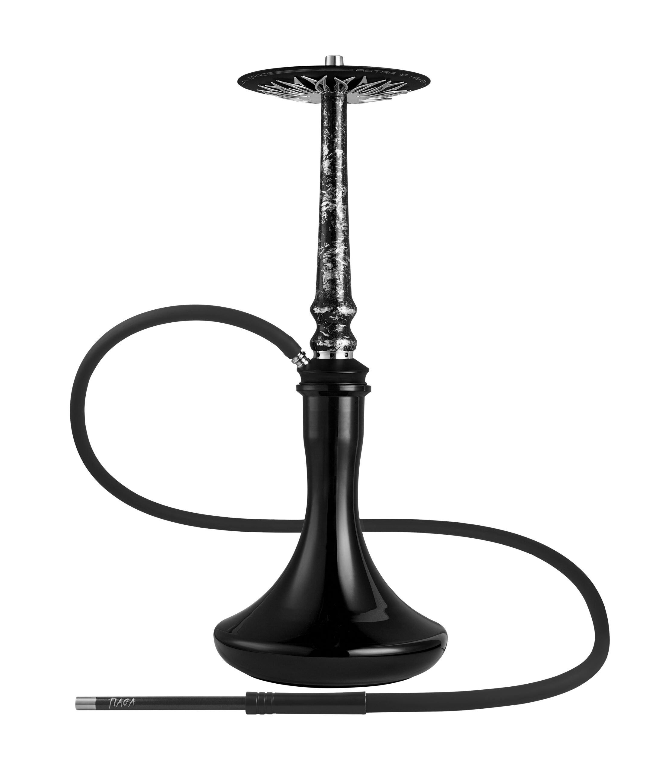 Tiaga Hookah Astra (Silver) на колбі Крафт Чорна