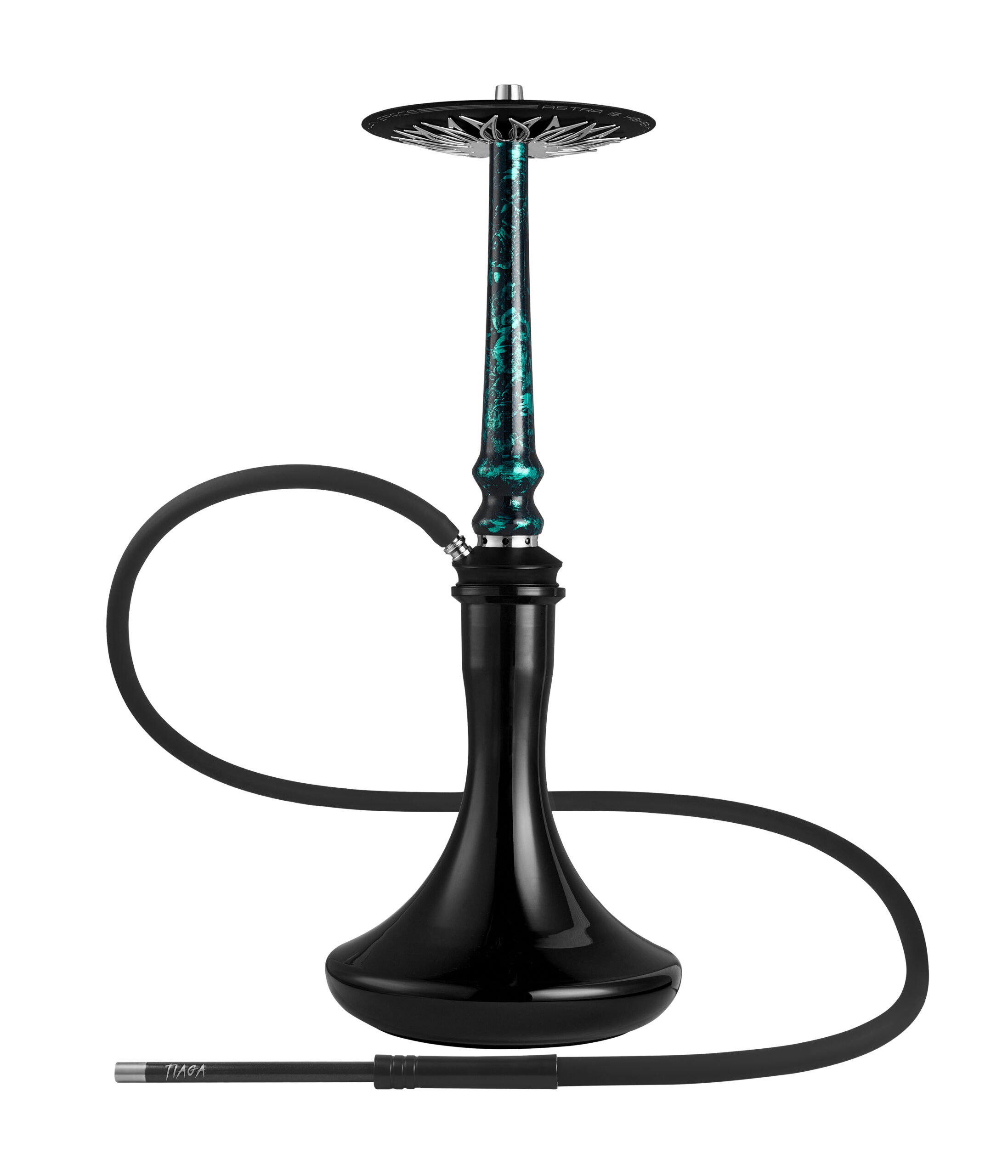 Tiaga Hookah Astra (Смарагдовий) на колбі Крафт Чорна