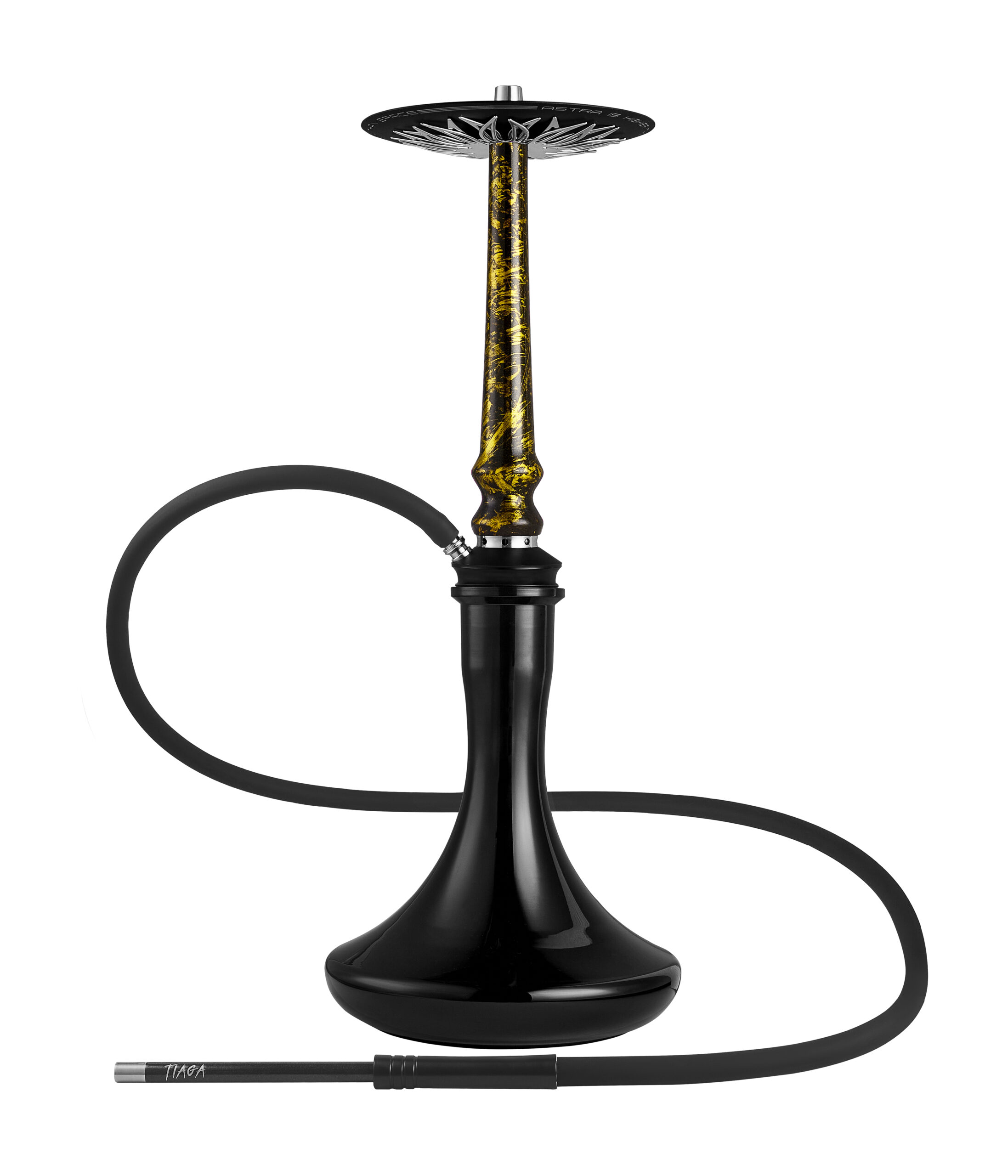 Tiaga Hookah Astra (Gold) на колбі Крафт Чорна