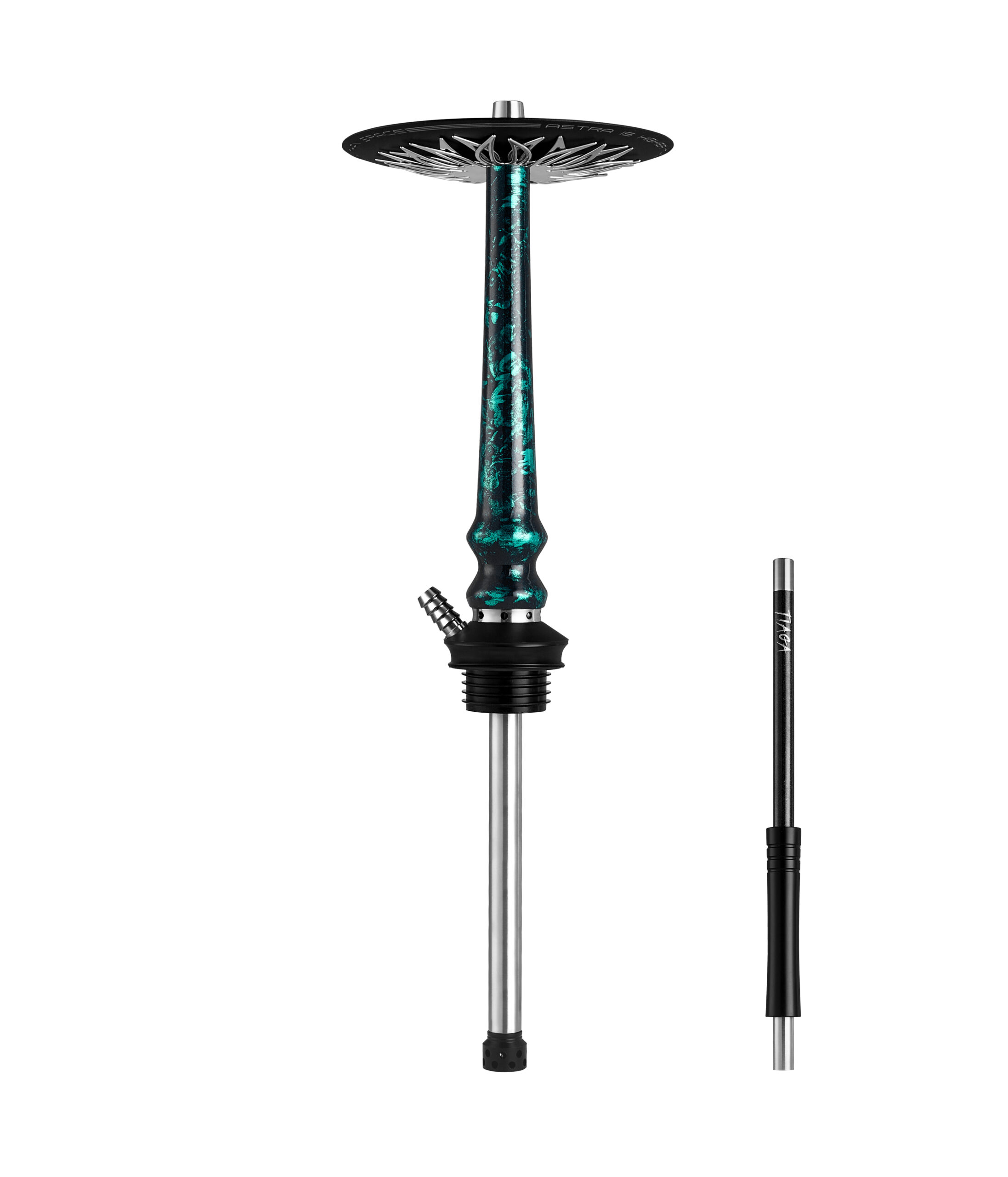 Tiaga Hookah Astra (Смарагдовий) на колбі Крафт Чорна - Зображення 2