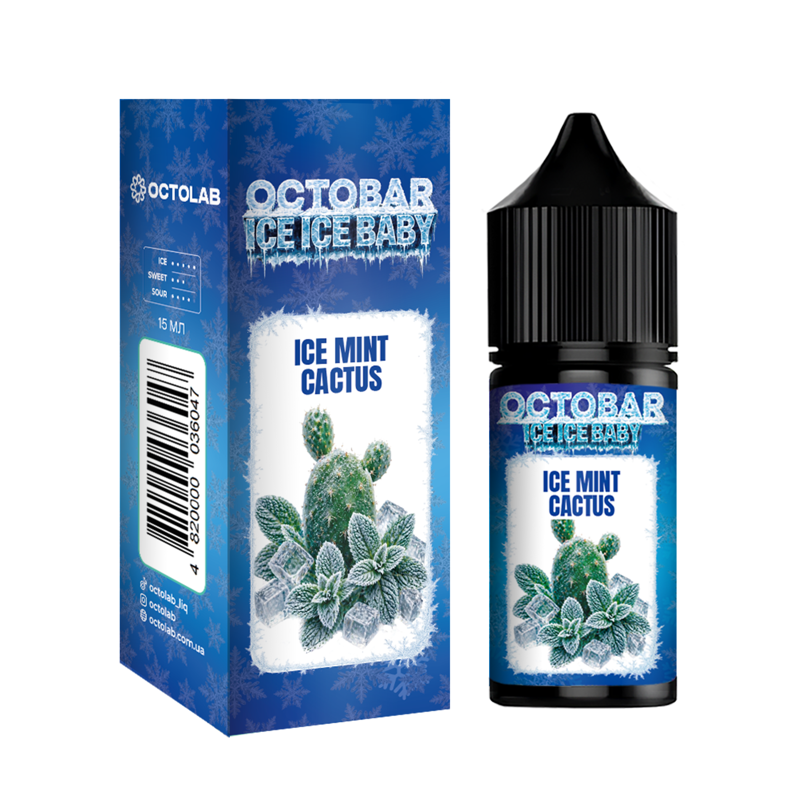 Octobar Ice Ice Baby – Mint Cactus Ice (м'ята-кактус-лід)