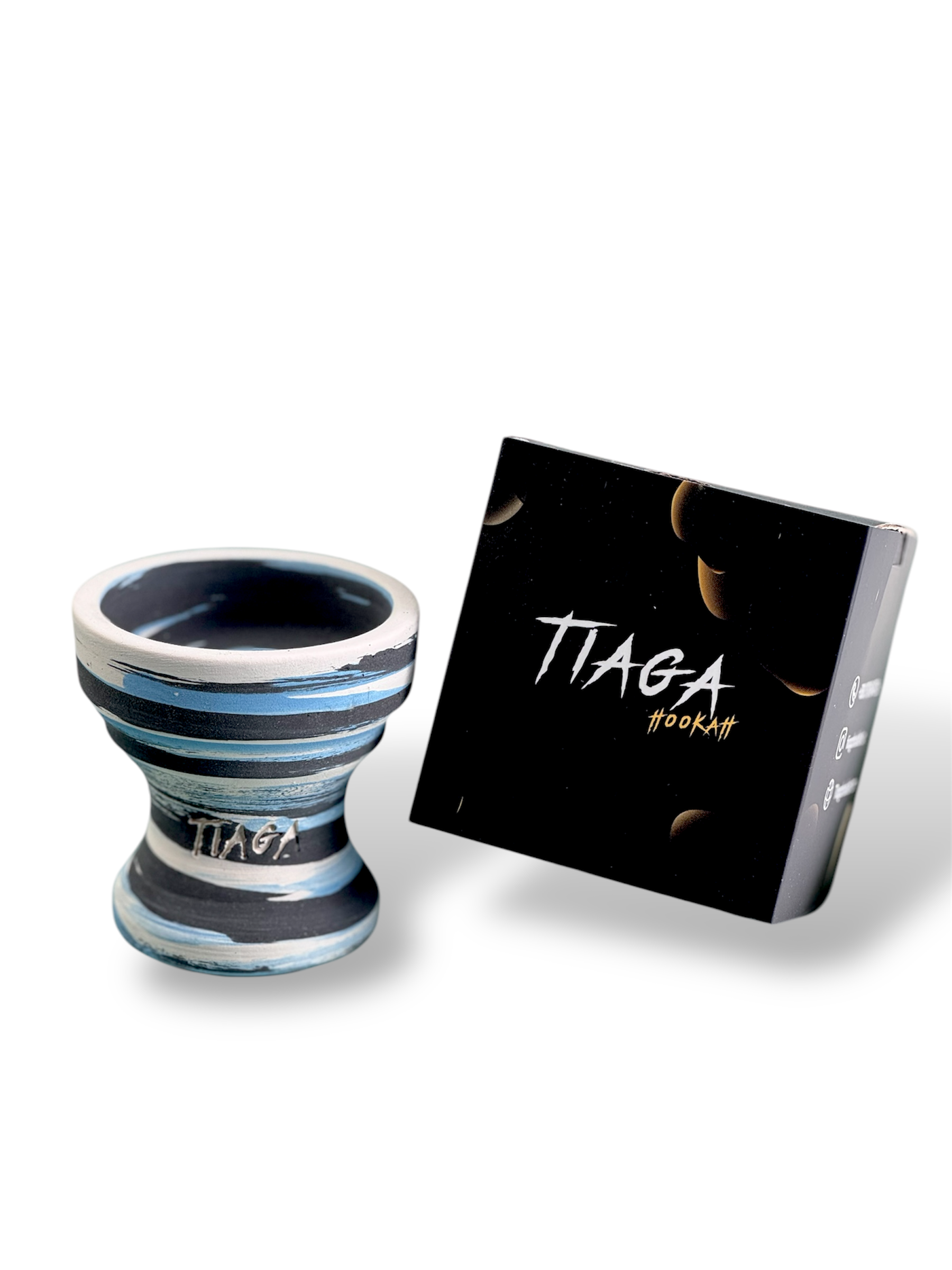 Чаша Tiaha Hookah Flash Light Синя