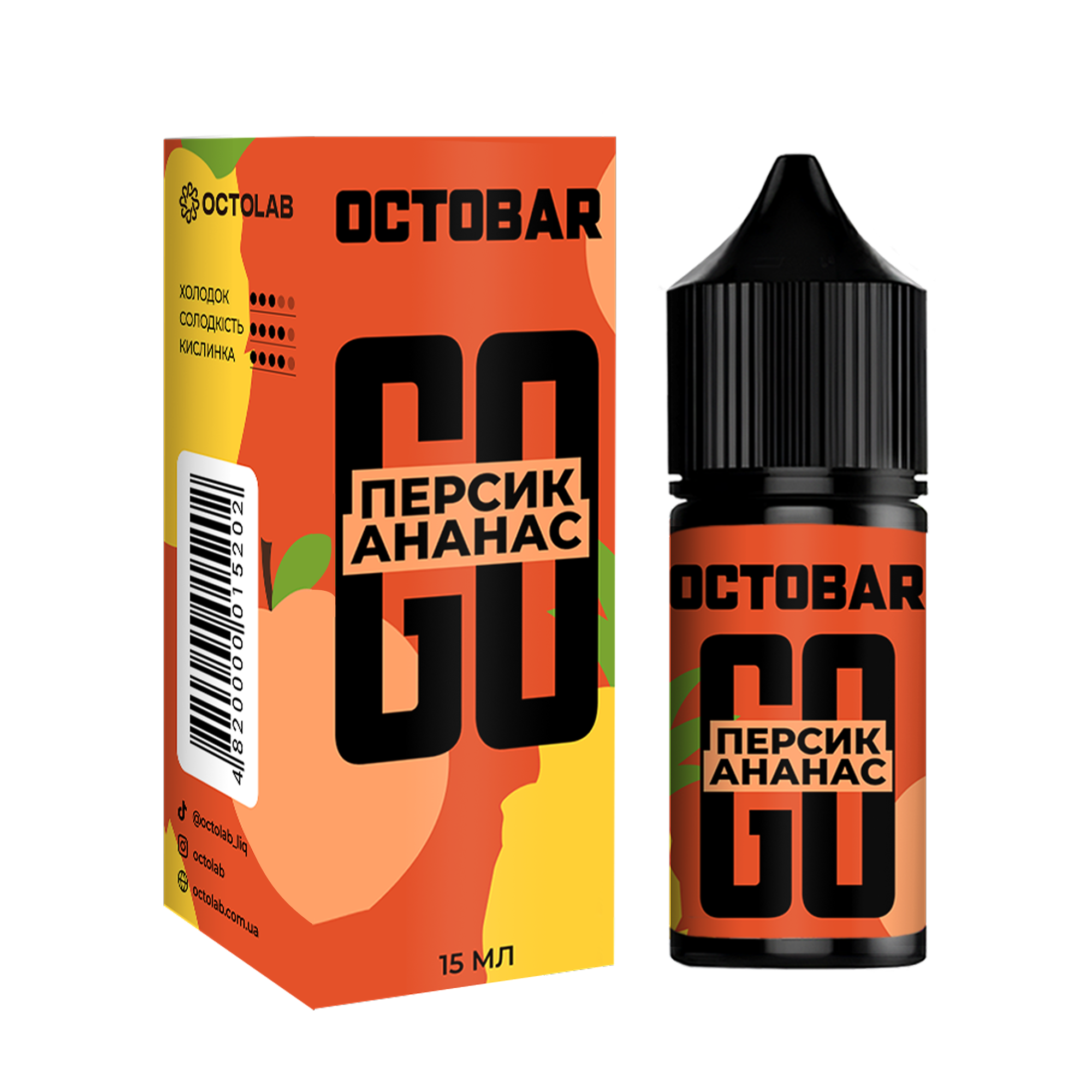 Octobar GO – Персик Ананас