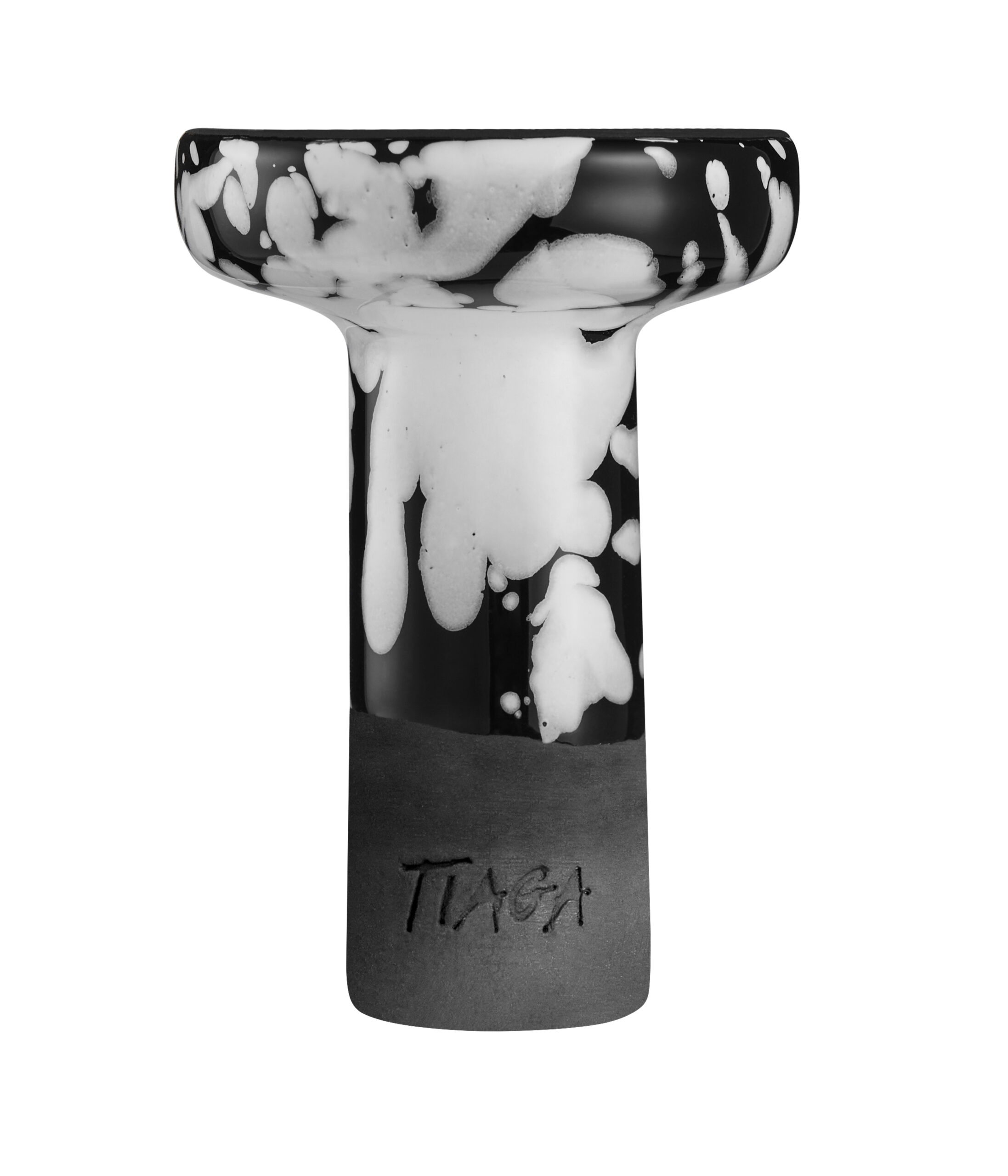 Чаша Tiaga Drops Black And White